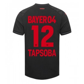 Bayer Leverkusen Edmond Tapsoba #12 Hemmakläder 2023-24 Kortärmad